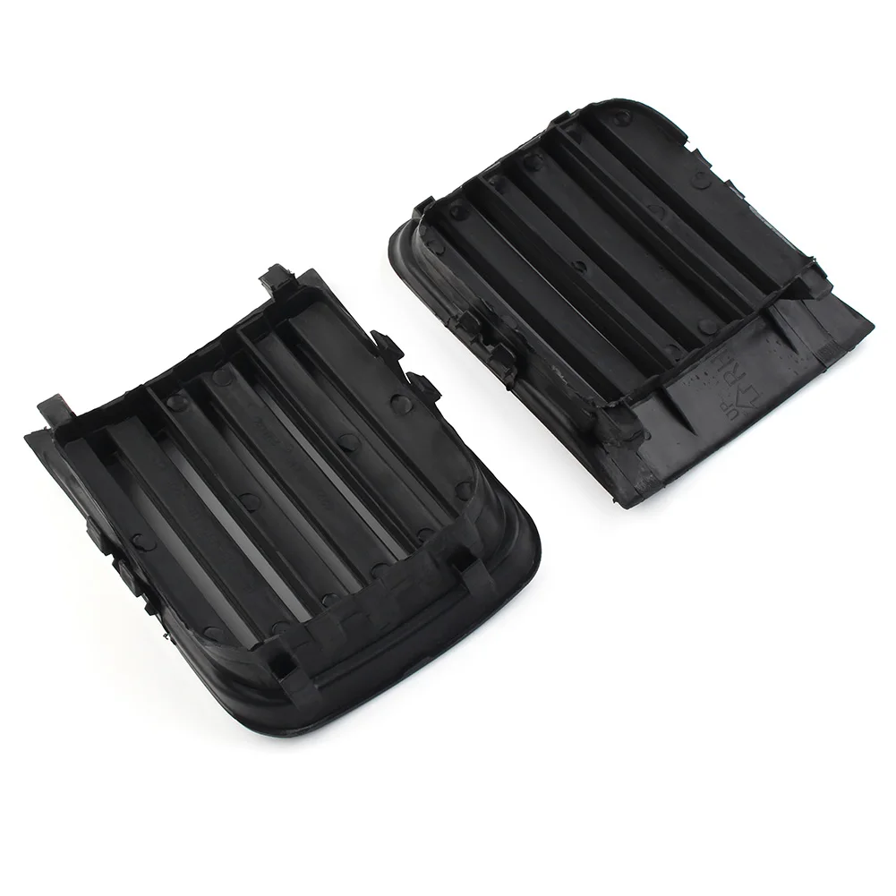 Черный ABS передний бампер автомобиля противотуманная фара решетка накладка