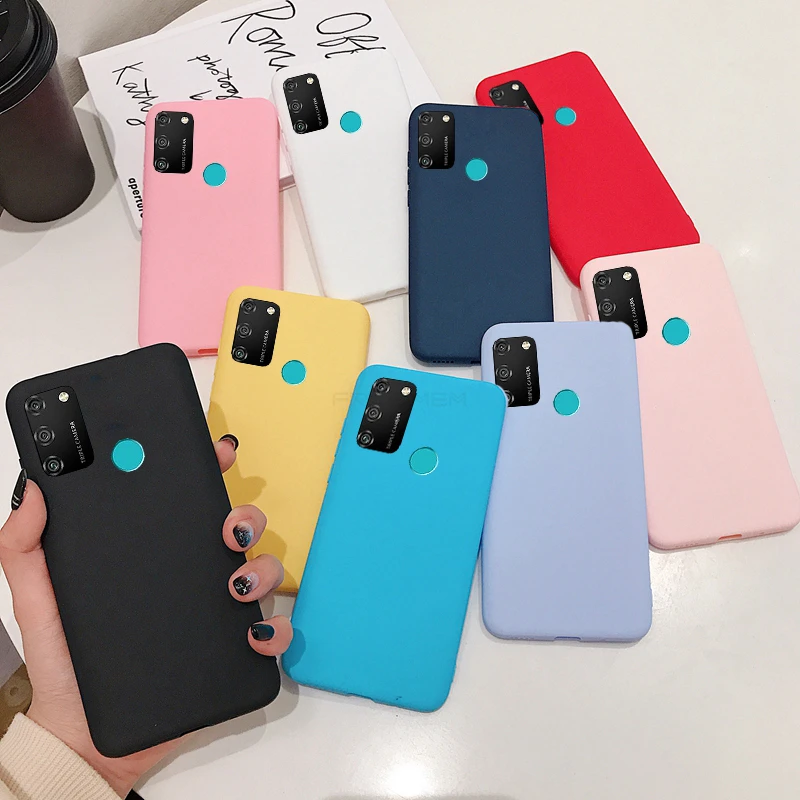 Чехол для Honor 9A 9C мягкий силиконовый матовый чехол из ТПУ HUAWEI 9X 9S 30 30i 20 10i 10 9 Lite 20S 20E