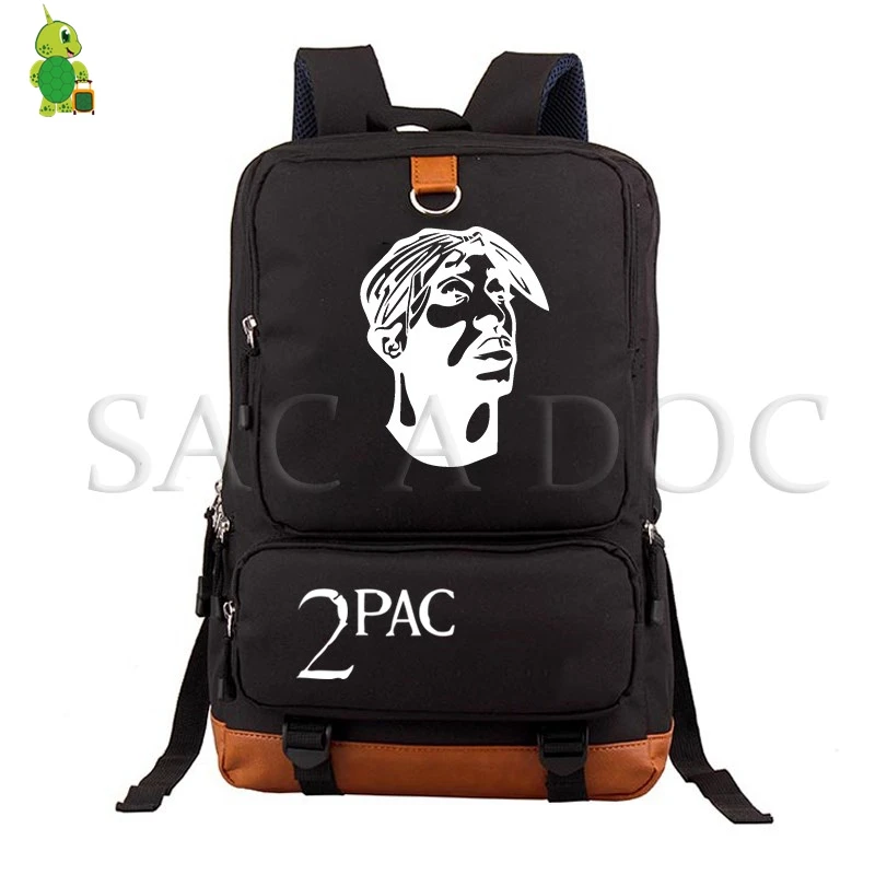 5 Tupac 2Pac рюкзак для женщин и мужчин рюкзак для ноутбука школьная сумка для подростков повседневный рюкзак хип хоп Легенда дорожные сумки - Цвет: 5