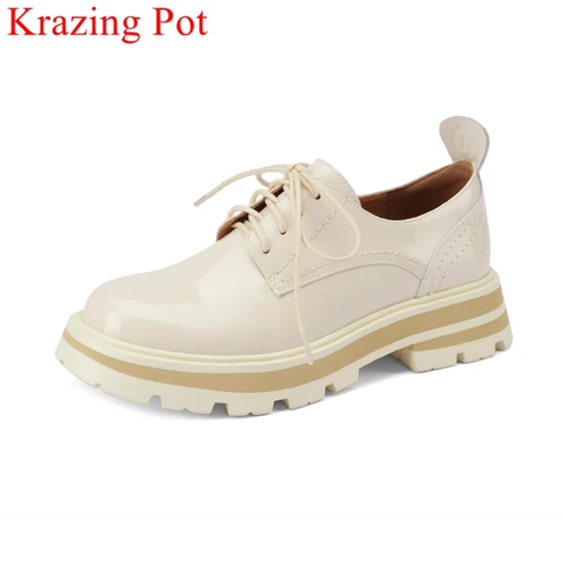 

Женские туфли-лодочки из коровьей кожи, на среднем каблуке, на шнуровке