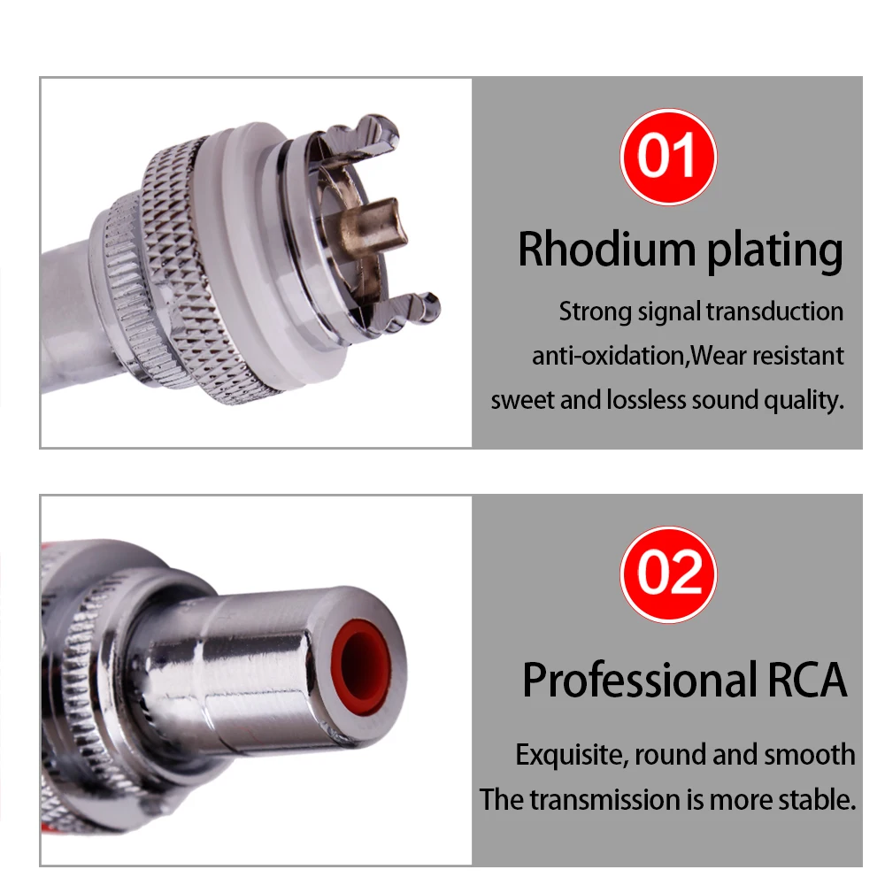 50 шт. разъём RCA YYAUDIO 805-2.5R гнездо шасси | Электроника
