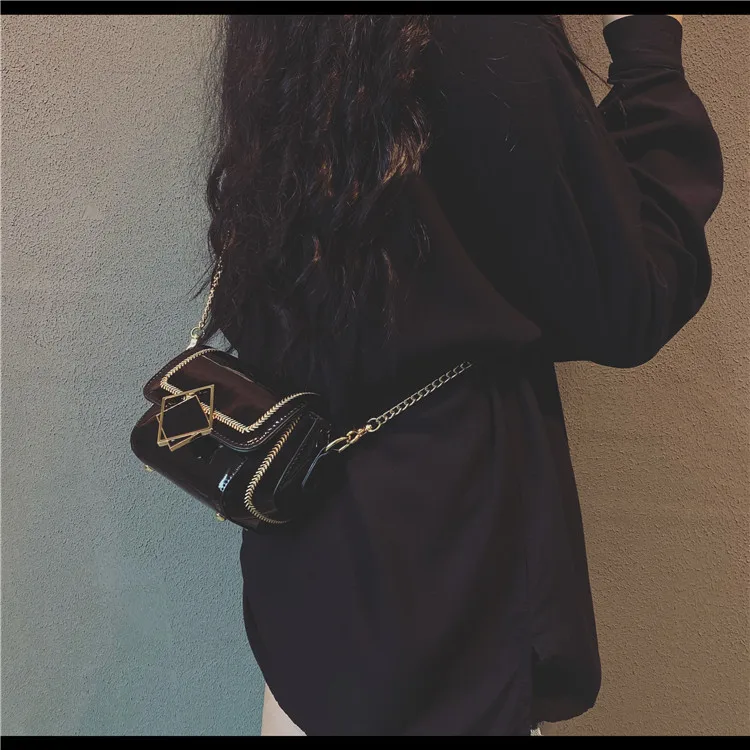 

High Quality Women Pu Leather Shoulder Bag Fashion Designer Ladies Messenger Bags New Luxury Female Chain Crossbody Bag