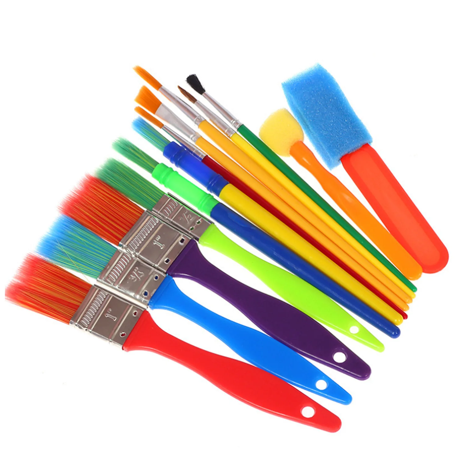 Набор инструментов для рисования детей 15 шт. кисти с 2 поднос ясельного возраста