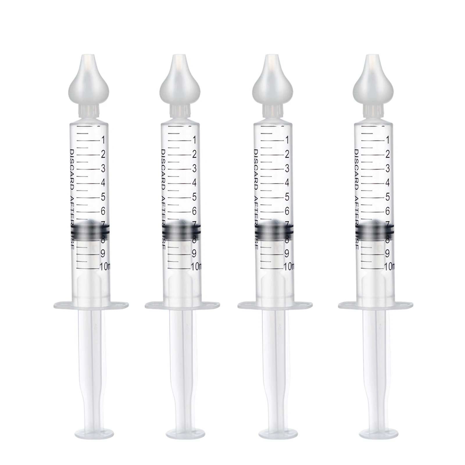 

4pcs Professional Syringe Baby Nasal Irrigator Portable Infant Nose Cleaner Rinsing Device Soften nasal scab For Kids Children