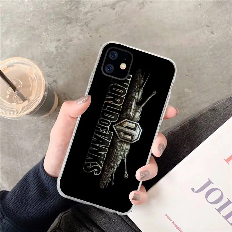 Черный мягкий чехол CUTEWANAN world of tanks для телефона iPhone 11 pro XS MAX 8 7 6 6S Plus X 5S SE XR |