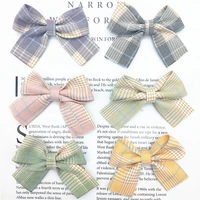 18pcslot fabric stripe bowknot appliques for diy clothing scarf decoration childrens headdress accessories patches no clip