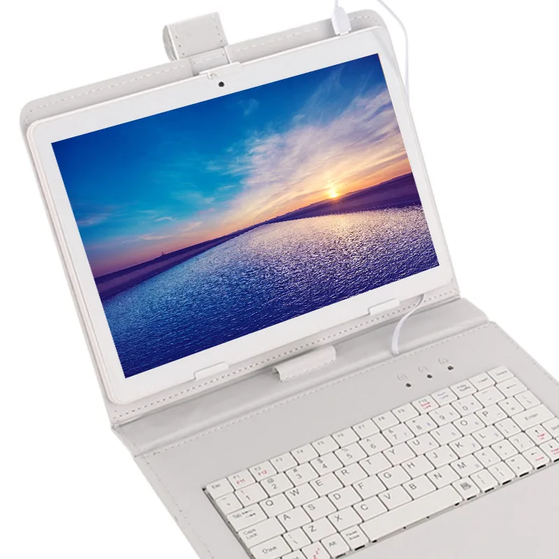 Бесплатная доставка Новые 10 дюймов планшетный ПК 3g 2.5D закаленное Стекло Android 9 0