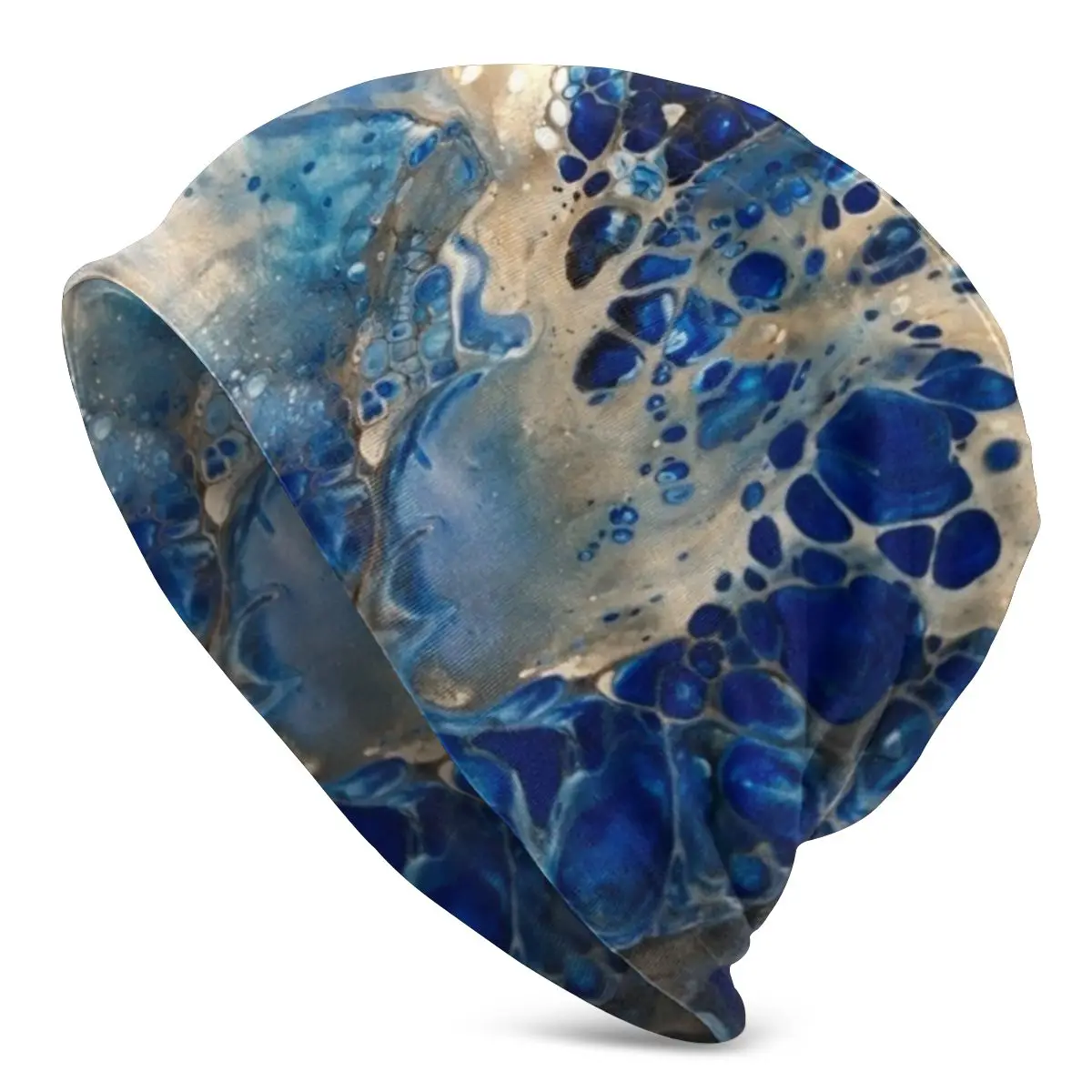 Теплая шапка Erice с синими чернилами уличные повседневные защитные шапки-бини для