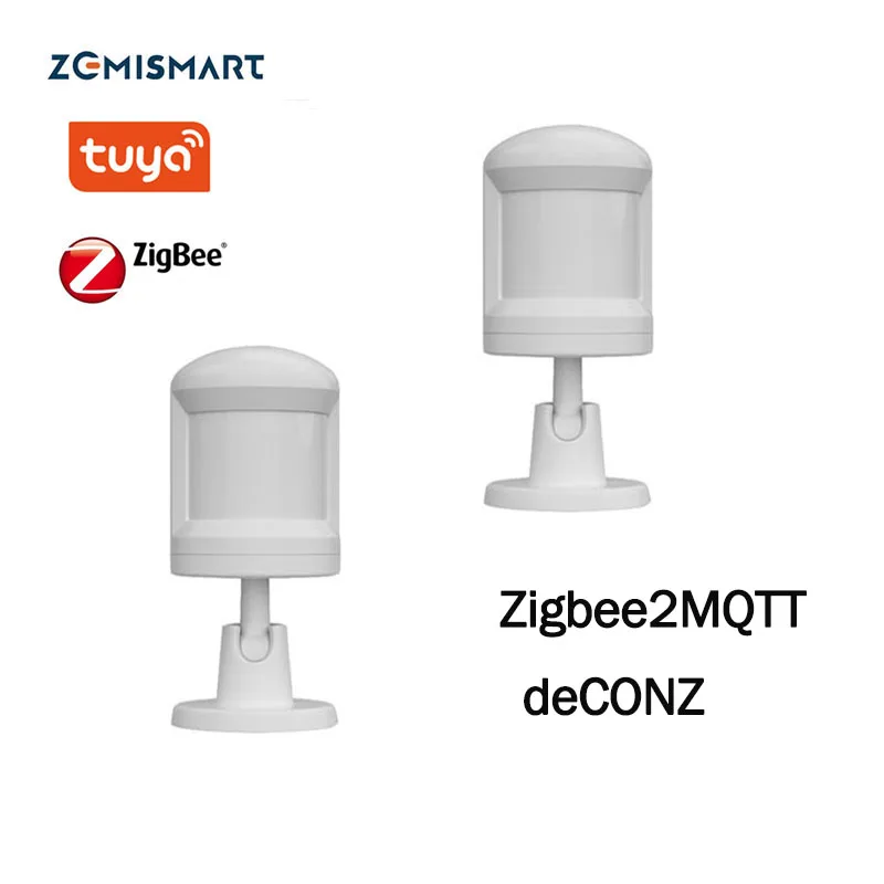 Смарт-датчик движения Zemismart Tuya Zigbee 3 0 датчик Zigbee2MQTT | Строительство и ремонт