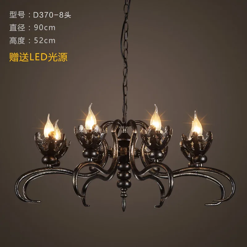 Железная Люстра В индустриальном стиле для ресторана гостиницы американская