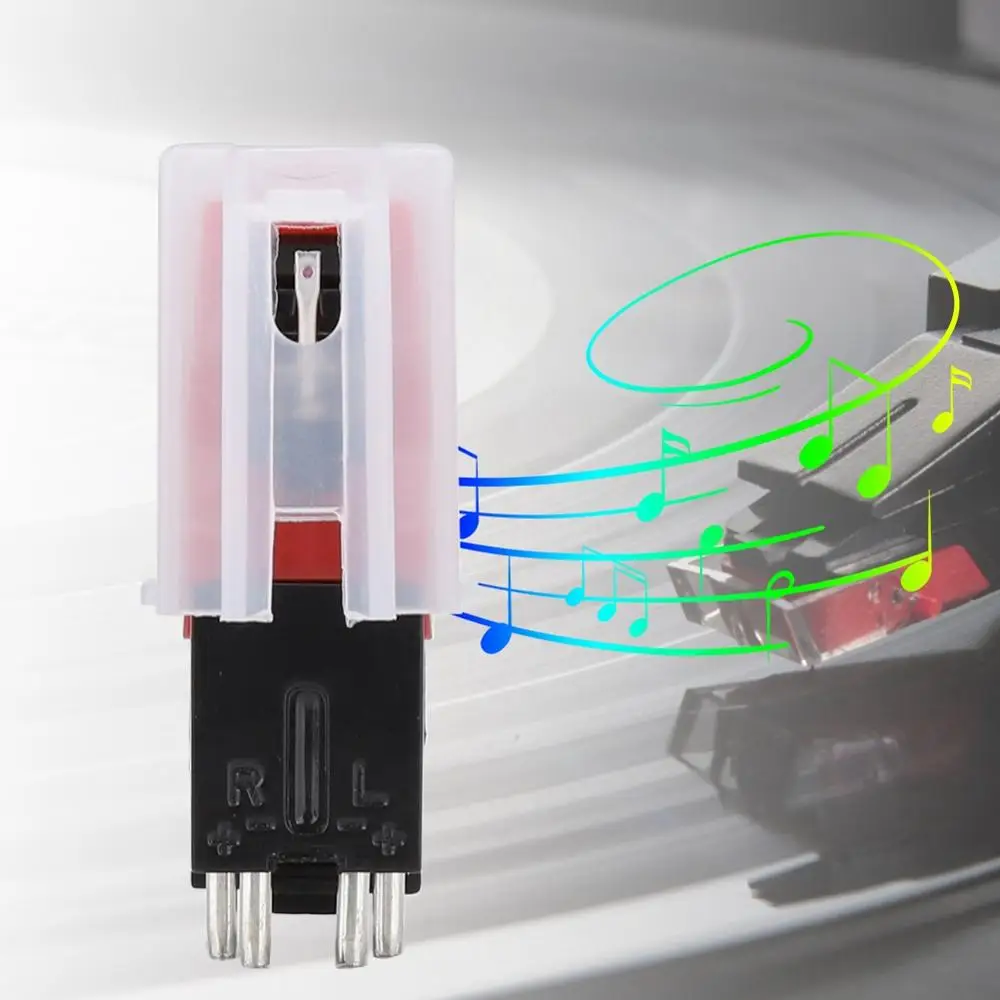

Electromagnetic Stereo Dual Needle Stylus for LP Vinyl Player USB Turntable Magnetic Head Phonograph Head (pickup) Accessory