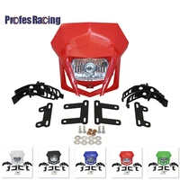 universal motorcycle headlight headlamp fairing farol de milha para moto for honda xr crf 150 230 250 450 dirt bike