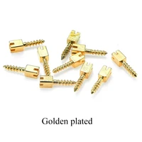 dental equipment screw post golden plated 120 pcs per pack dental lab instrument