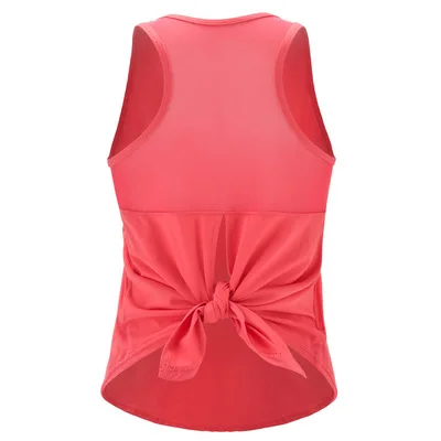 pink Zhangyunuo, открытая спина, спортивные, для йоги, сетчатые рубашки, для женщин, топы для тренировок, для фитнеса, тренажерного зала, футболка, профессиональная майка, без рукавов, спортивный жилет - Цвет: pink