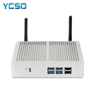 Мини-ПК YCSD, офисный неттоп с процессором Intel Core i3 4005U 5005U i5 5300U 4200U, Windows 10 pro HTPC 4K, HDMI VGA Wi-Fi, ТВ-приставка