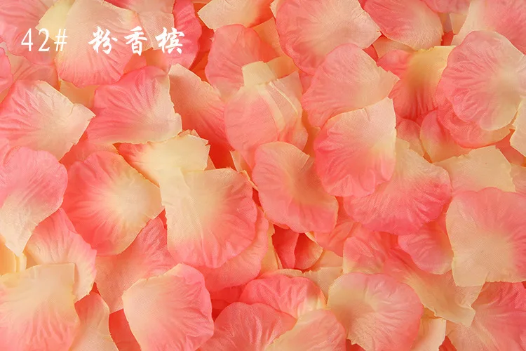 BacklakeGirls100pcs/пакет, 5*5 см Моделирование искусственных цветов лепестки розы украшения свадебные комната для бракосочетаний прекрасная роза