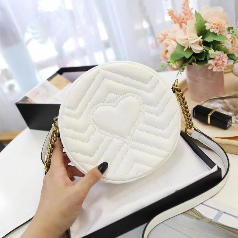 

2021 Top Round Small crossbody bags for women mini bag Luxury round package designer grain PU leather women's leather handbag