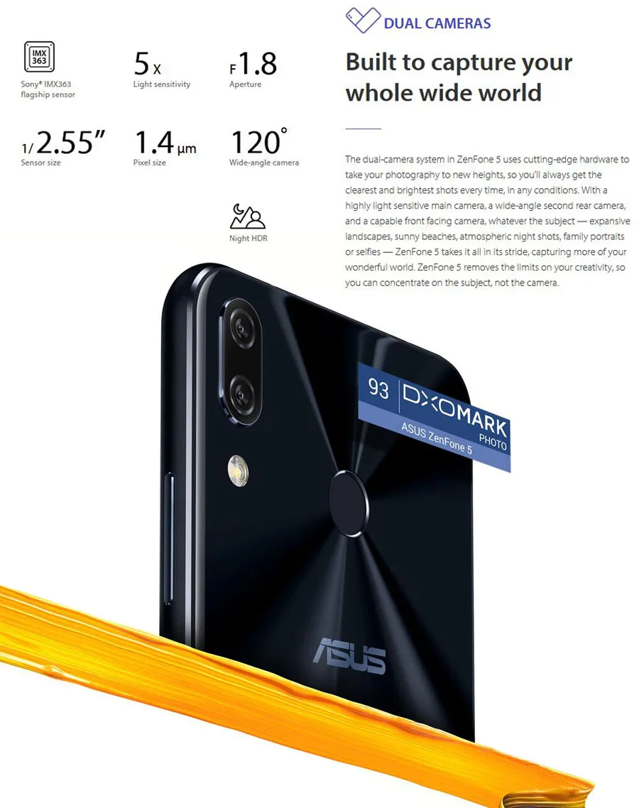 Смартфон Asus Zenfone 5 ZE620KL мобильный телефон 6 2 дюйма 4 Гб ОЗУ 64 ПЗУ Snapdragon 636