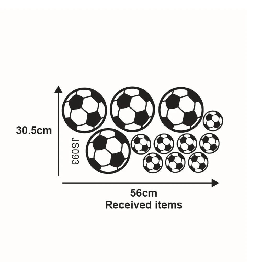 20 шт./компл. персонализированный футбольный мяч Наклейка на стену Спорт Мальчики
