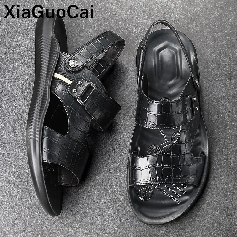 Летние мужские повседневные тапочки сандалии пляжная обувь для активного отдыха