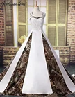 2021 свадебные платья в стиле Country Camo Realtree с длинным шлейфом официальные свадебные платья Robe De Mariage в наличии WD49