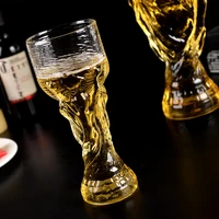 creative hercules football cup glass beer cup 850ml large capacity water cup for fans kitchen bar drinking cup whiskey glass