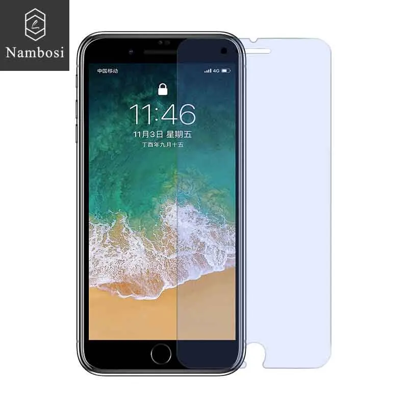 Nambosi, анти-синий светильник, закаленное стекло для iPhone 6, 7 Plus, защита экрана, совместима с Apple iPhone 7, 6【защита для глаз 】 - Цвет: For iPhone 6 6s