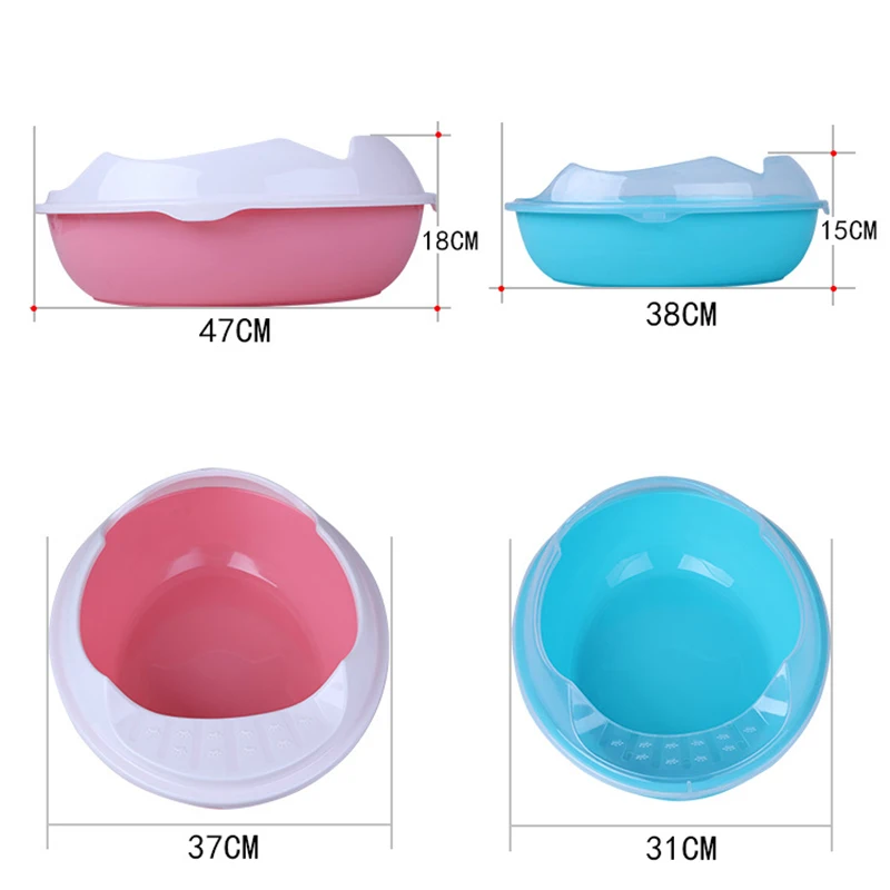 Контейнер для туалета домашних питомцев антибрызгивающий туалет кошек и собак