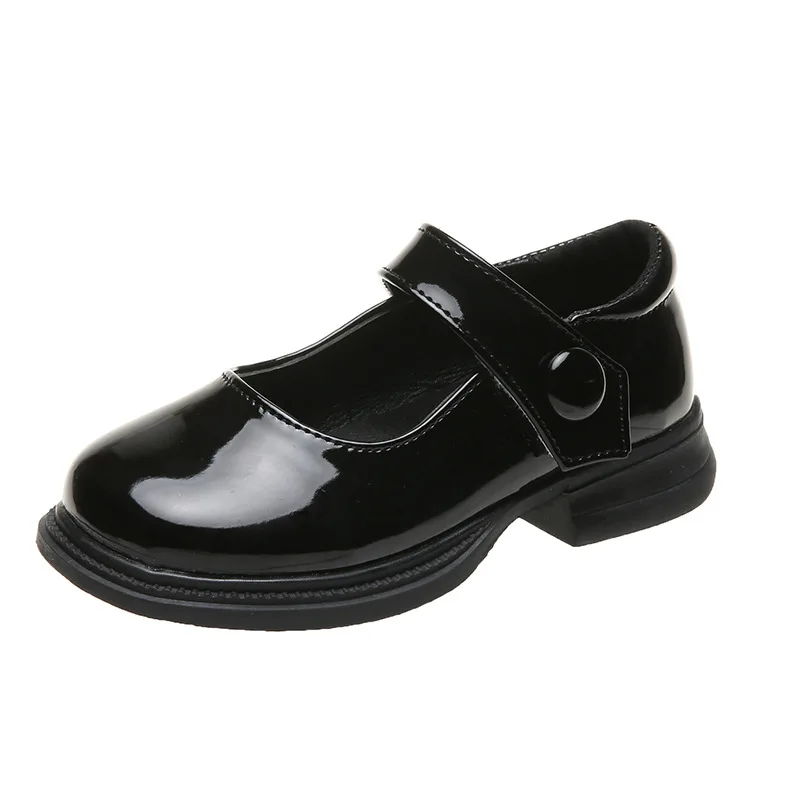 Демисезонная детская обувь кожаная для больших девочек и мальчиков нескользящая