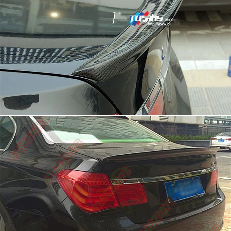 

Use For BMW 7 Series F01 Spoiler 2008--2014 Year Sedan Glossy Real Carbon Fiber Rear Wing AC Style Sport Accessories Body Kit