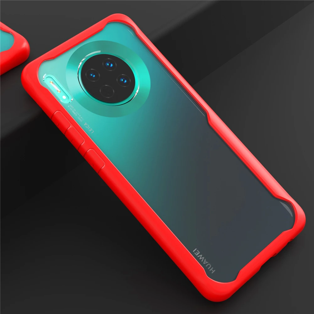 Для Huawei Mate 30 Чехол для задней панели ультра тонкий прозрачный чехол телефона с