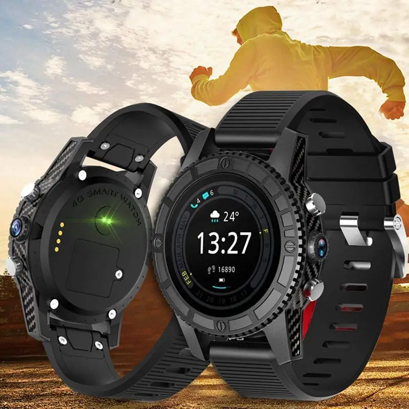 Смарт-часы Android 7 0 Smartwatch с поддержкой LTE 4G Телефонный звонок частота сердечных