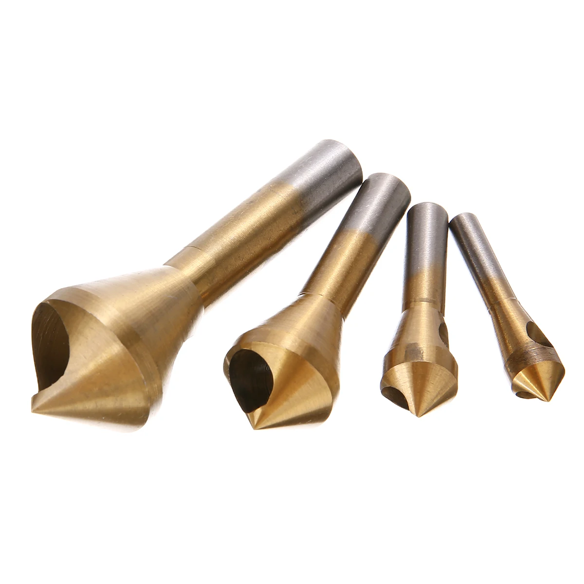 4 шт./компл. сверло из быстрорежущей стали с титановым покрытием для снятия