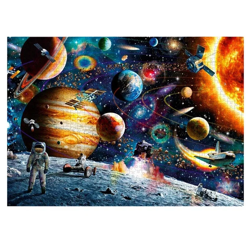 

1 Set 2 Sheets 2000 Tablets Jigsaw Toy Pieces Each Mini Assembled Jigsaw Puzzle Toys