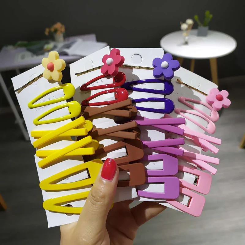 Новые авокадо зеленый шпилька цвет боковые шпильки зажимы для волос Утконос