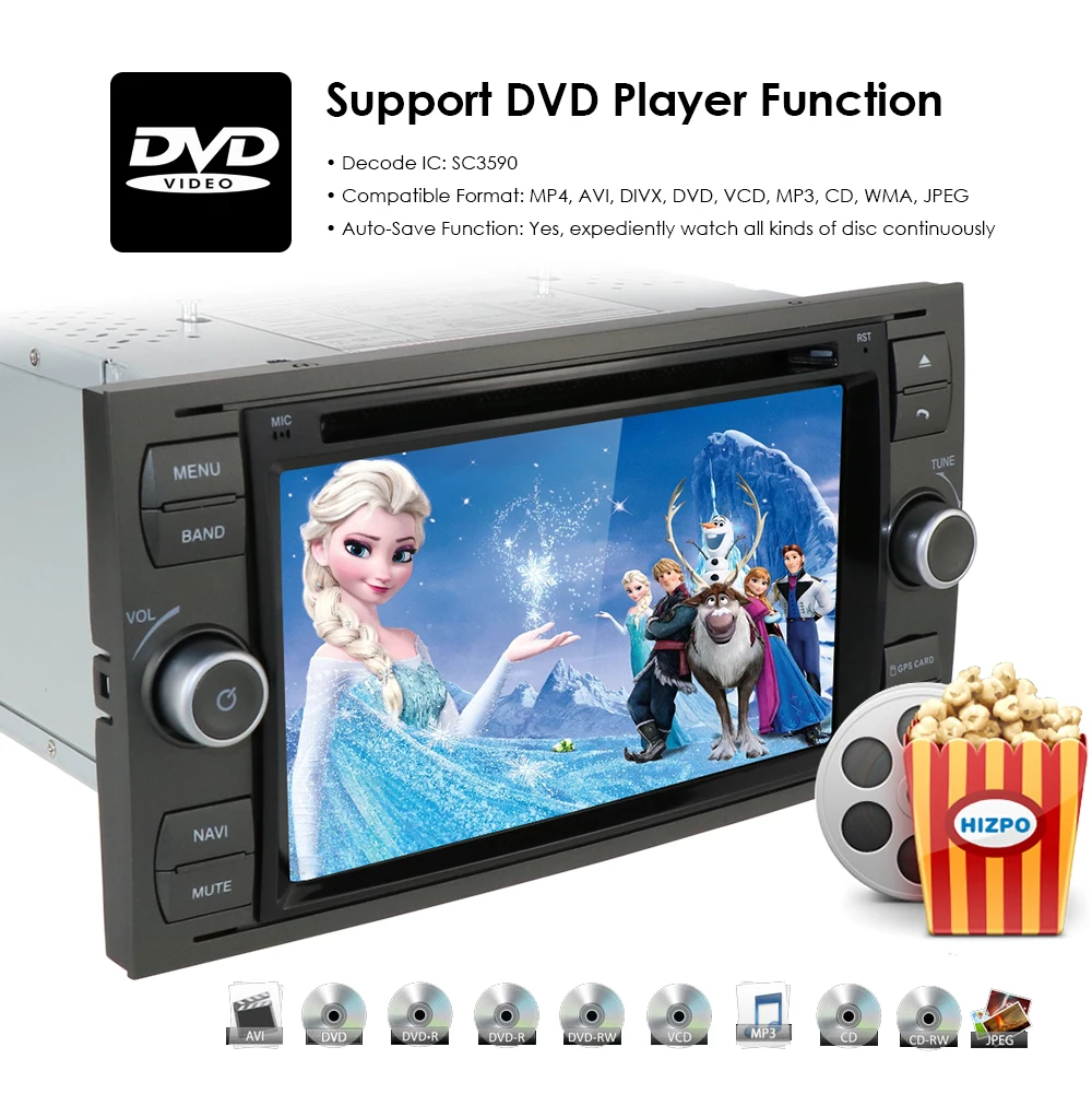 Автомагнитола 2 Din Android 10 DVD GPS стерео для Ford Mondeo S-max Focus C-MAX Galaxy Fiesta форма Fusion