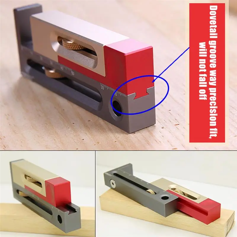 

Ruler Woodworking Gap Gauge Multifunction Saw Table Slot Regulator Movable Measuring Block Length Compensation Tool