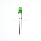 100 шт., светильник 3 мм, цвет зеленый, F3 подсветка DIP светильник