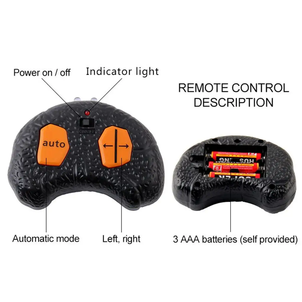 

Remote Control RC Mock Fake Orange Rattlesnake Snake Joke Toy for Children