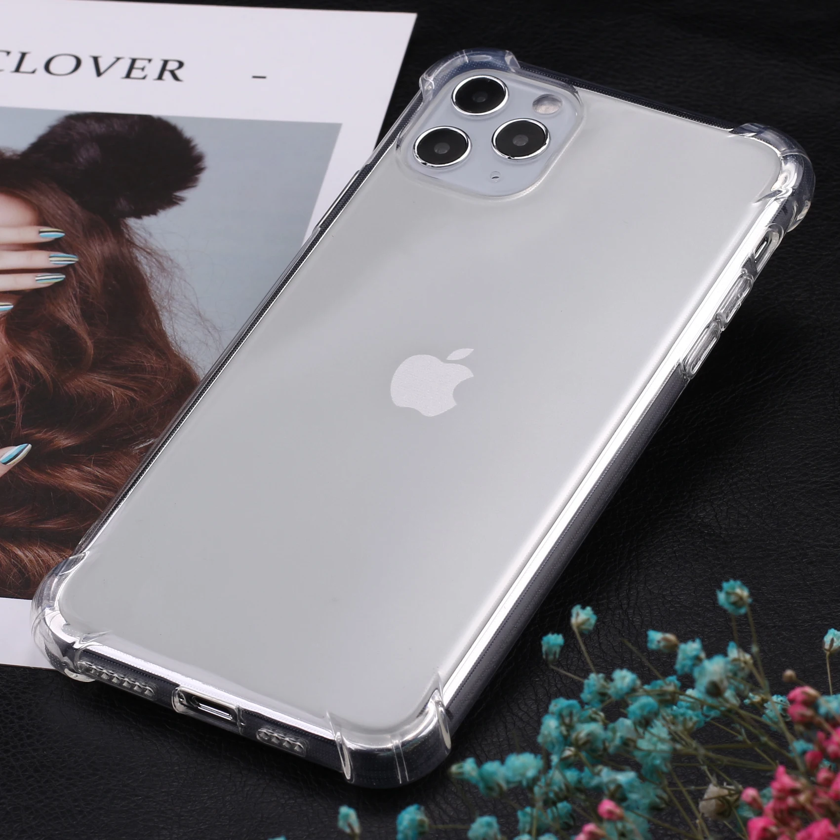 

Luxury Transparent Shockproof Phone Case For iPhone14 14ProMax 14Plus 13Promax 13 12 11 Protection Silicone Phone Cover