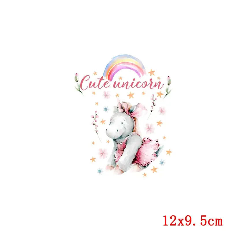 Единорог Железный На переноске теплопередачи ПВХ патч для одежды Сделай Сам