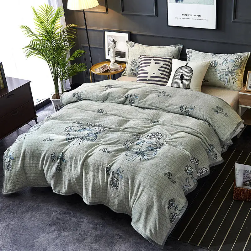 Фланелевое покрывало для кровати зимняя Скандинавская Современная гостиная