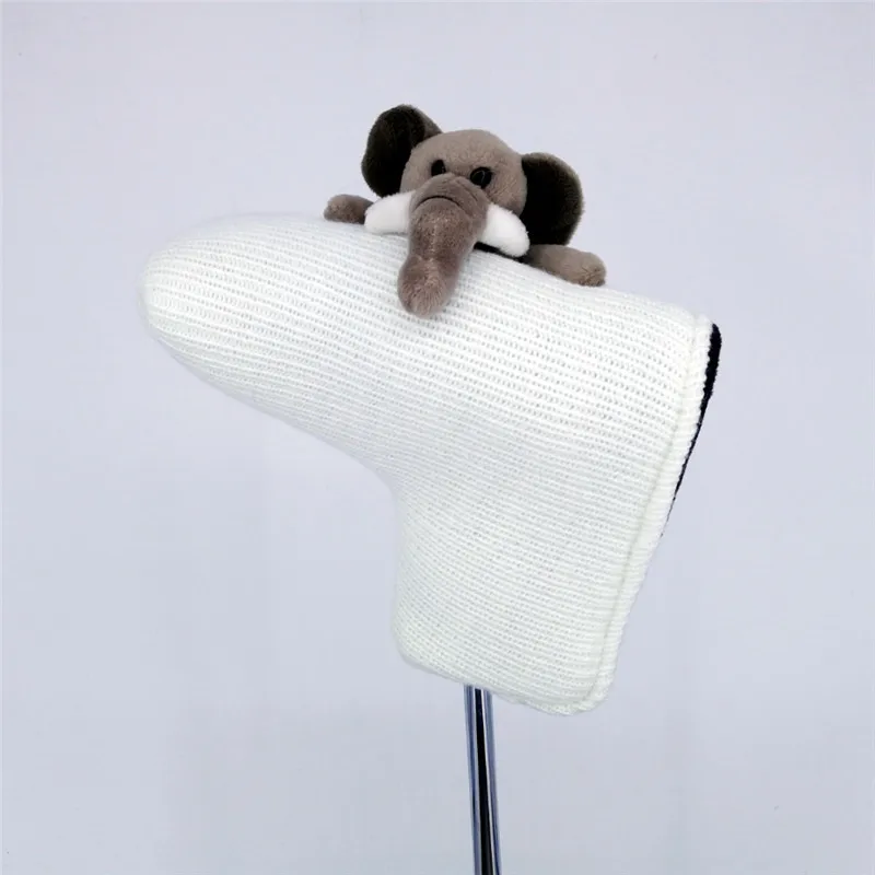 Новинка 2019 шерстяные Чехлы для головы гольфа с животными Вязаные чехлы клюшек
