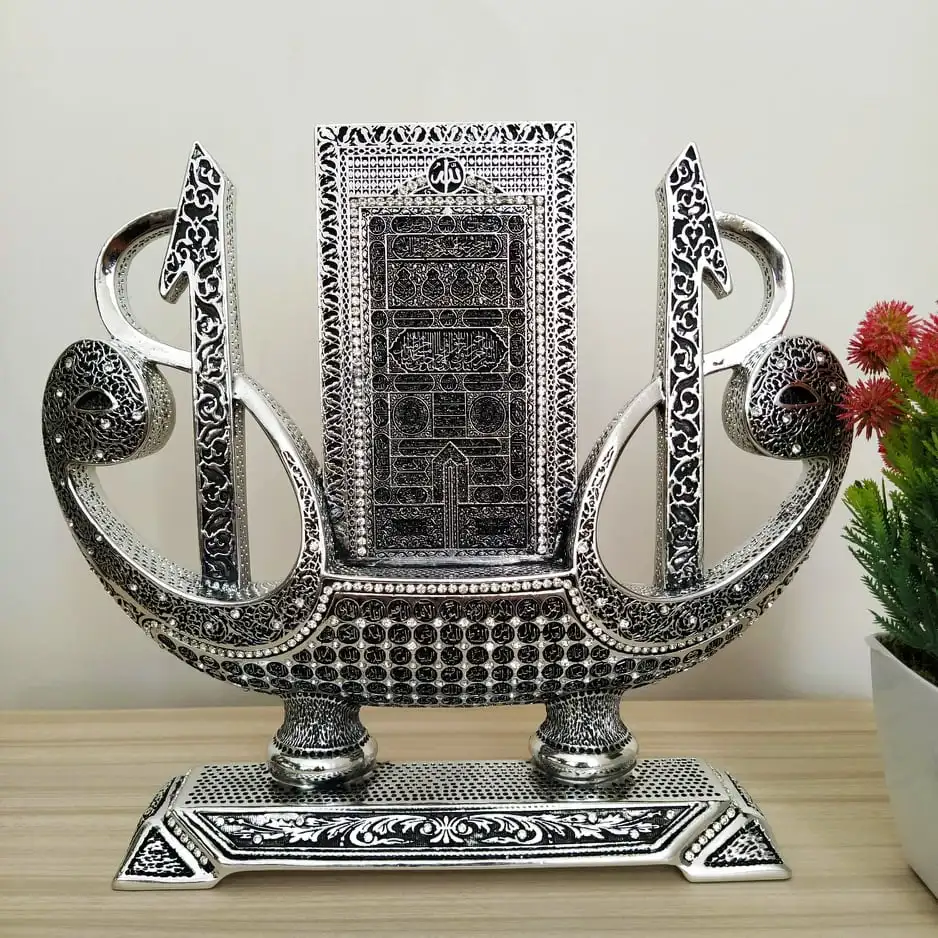 

Серебряный цвет Kaaba's Door Sail Desing мусульманский подарок