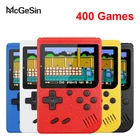 Портативная детская мини-игровая консоль в стиле ретро, 8 бит, 3,0 дюймов, цветной ЖК-дисплей, ручное игровое устройство, Встроенный 400 игр