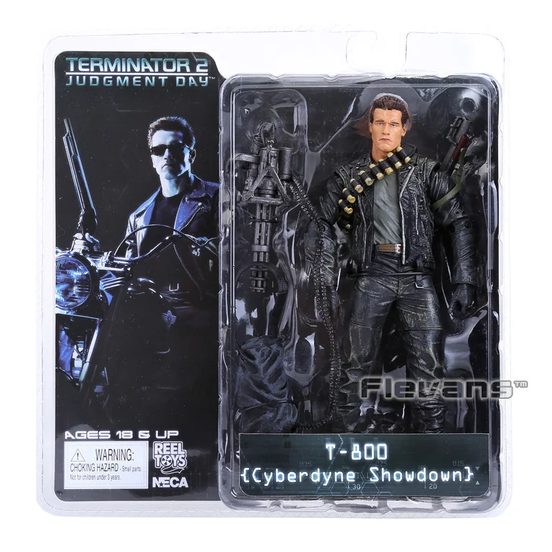 Фигурка эндоскелет NECA The Terminator T 800 1000 ПВХ коллекционная игрушка|figure toy|action figure