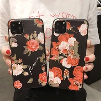 sumkeymi flower tpu cover phone holder case for iphone 11 case for iphone 13 pro max 12 pro 7 8 plus mini x xs xr hand band case