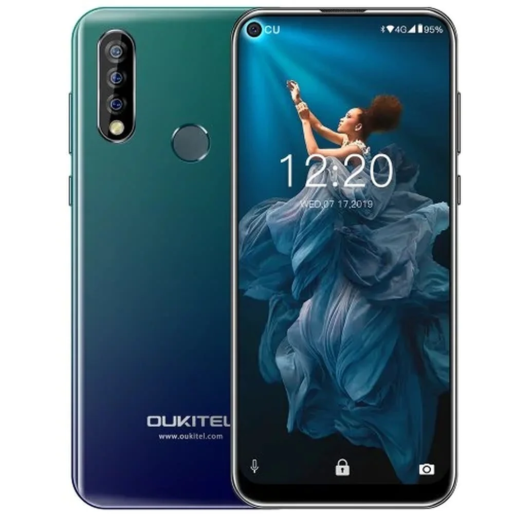 OUKITEL C17 смартфон с 6 35 дюймовым дисплеем четырёхъядерным процессором MTK6765 ОЗУ 3 ГБ