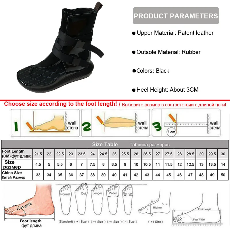 Женские летние ботинки в римском стиле с ремешком и пряжкой на плоской подошве