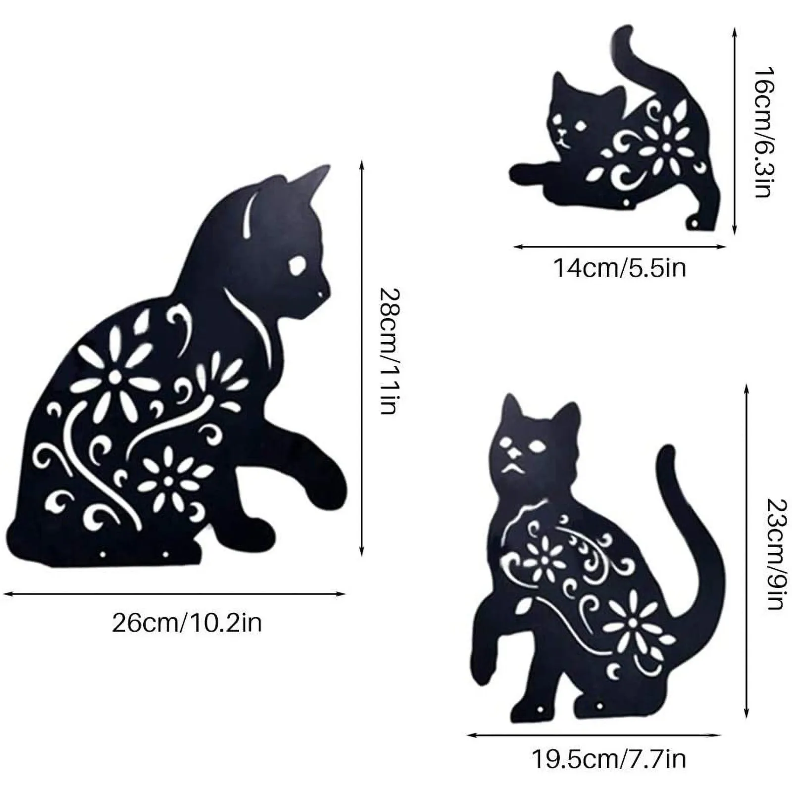 

Creative Cute Metal Cats Are Perfect For Your Garden Highlight Your Personality Garten Dekoration Garden Decoration Outdoor#G30